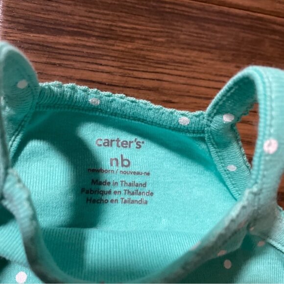 New Carter's tank top onesie shorts set size newborn - Picture 3 of 5